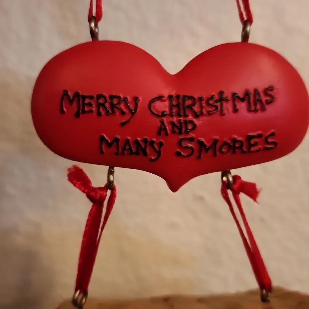 Merry Christmas and Many Smores Snowman Ornament